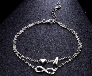 New Anklet Chain for Women by Letters A-Z