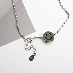 NEW Smile Face Sterling Silver Foot Anklet 2019