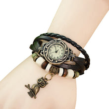 Load image into Gallery viewer, NEW Quarzt Watch With Fine Leather Band