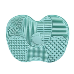 Makeup brush cleaner board