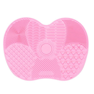 Makeup brush cleaner board