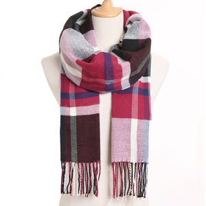 New warm cashmere scarves for women