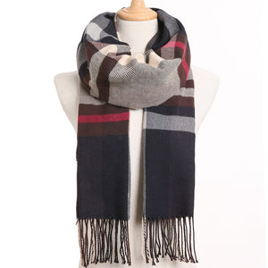 New warm cashmere scarves for women