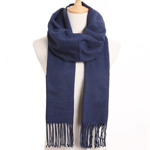 New warm cashmere scarves for women