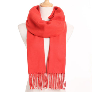 New warm cashmere scarves for women