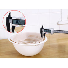 Load image into Gallery viewer, Double Drain Basket with Bowl Washing for Kitchen