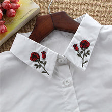 Load image into Gallery viewer, A lightweight, easy-to-wear and quick-necked blouse for women is carefully embroidered.