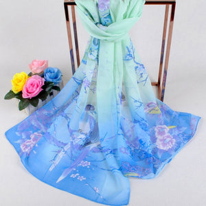 Soft silk Scarf and shawl wearing any season for women