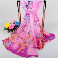 Load image into Gallery viewer, Soft silk Scarf and shawl wearing any season for women