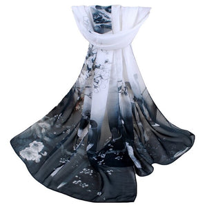 Soft silk Scarf and shawl wearing any season for women