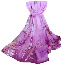 Load image into Gallery viewer, Soft silk Scarf and shawl wearing any season for women