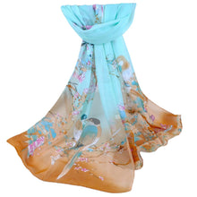 Load image into Gallery viewer, Soft silk Scarf and shawl wearing any season for women