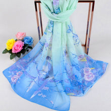 Load image into Gallery viewer, Soft silk Scarf and shawl wearing any season for women