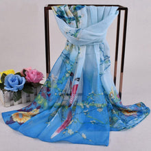 Load image into Gallery viewer, Soft silk Scarf and shawl wearing any season for women