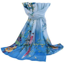 Load image into Gallery viewer, Soft silk Scarf and shawl wearing any season for women