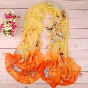 Soft silk Scarf and shawl wearing any season for women