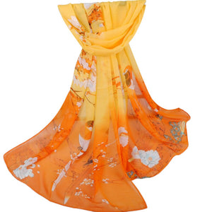 Soft silk Scarf and shawl wearing any season for women