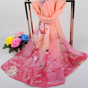 Soft silk Scarf and shawl wearing any season for women