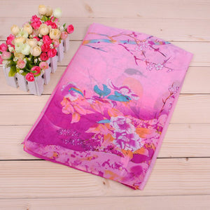 Soft silk Scarf and shawl wearing any season for women