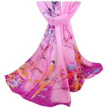 Load image into Gallery viewer, Soft silk Scarf and shawl wearing any season for women