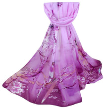 Load image into Gallery viewer, Soft silk Scarf and shawl wearing any season for women