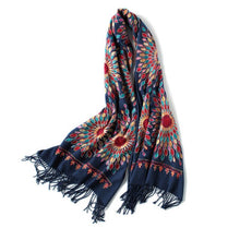 Load image into Gallery viewer, Fashioned cashmere scarf and shawl for women with a beautiful design