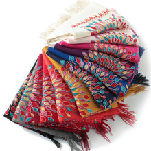 Load image into Gallery viewer, Fashioned cashmere scarf and shawl for women with a beautiful design