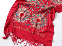 Load image into Gallery viewer, Fashioned cashmere scarf and shawl for women with a beautiful design