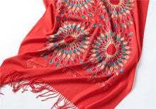 Load image into Gallery viewer, Fashioned cashmere scarf and shawl for women with a beautiful design