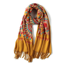 Load image into Gallery viewer, Fashioned cashmere scarf and shawl for women with a beautiful design