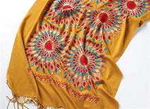 Load image into Gallery viewer, Fashioned cashmere scarf and shawl for women with a beautiful design