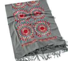 Load image into Gallery viewer, Fashioned cashmere scarf and shawl for women with a beautiful design