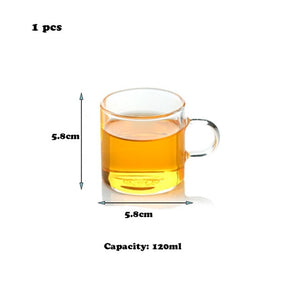 Healthy Transparent heat resistant glass for coffee, Milk, Tea and Water