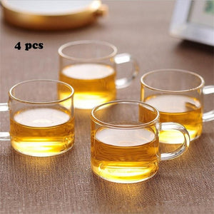 Healthy Transparent heat resistant glass for coffee, Milk, Tea and Water