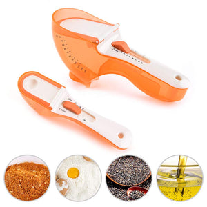 2 Smart Spoons and Cups Measuring for Cooking